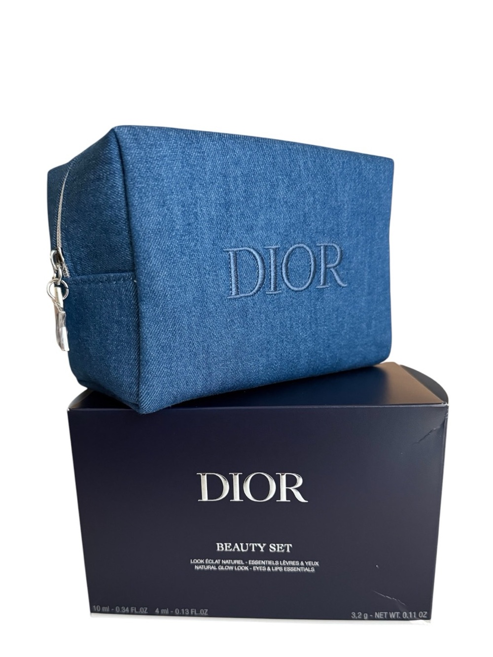 Dior Limited Edition Cosmetics Bag Denim